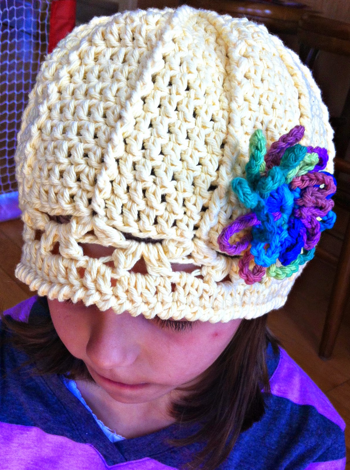 More Than A Mom Garden Party Crocheted Hat FREE Pattern