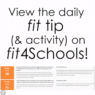 Healthy choices and academic success go hand-in-hand. Use the free tools from fit4Schools to help your students make healthy choices while you address national standards. My class loves @fit4Schools!