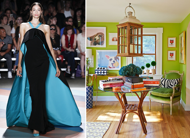 2 fashion designers’ homes pair with their NYFW collections - Christian Siriano living room 3 BoHoHome.com @bohosusan