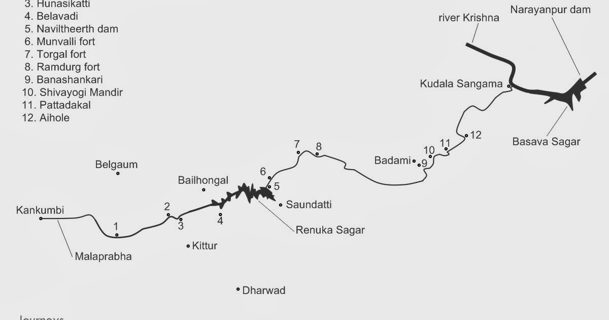 Journeys across Karnataka journey of a river Malaprabha