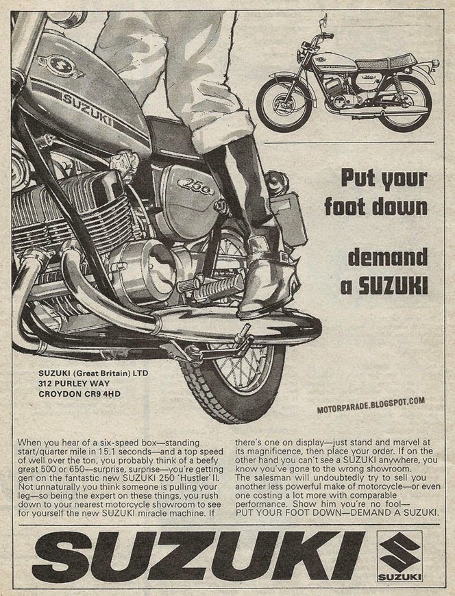 Racing Cafè: Vintage Brochures: Suzuki 1977 (UK)