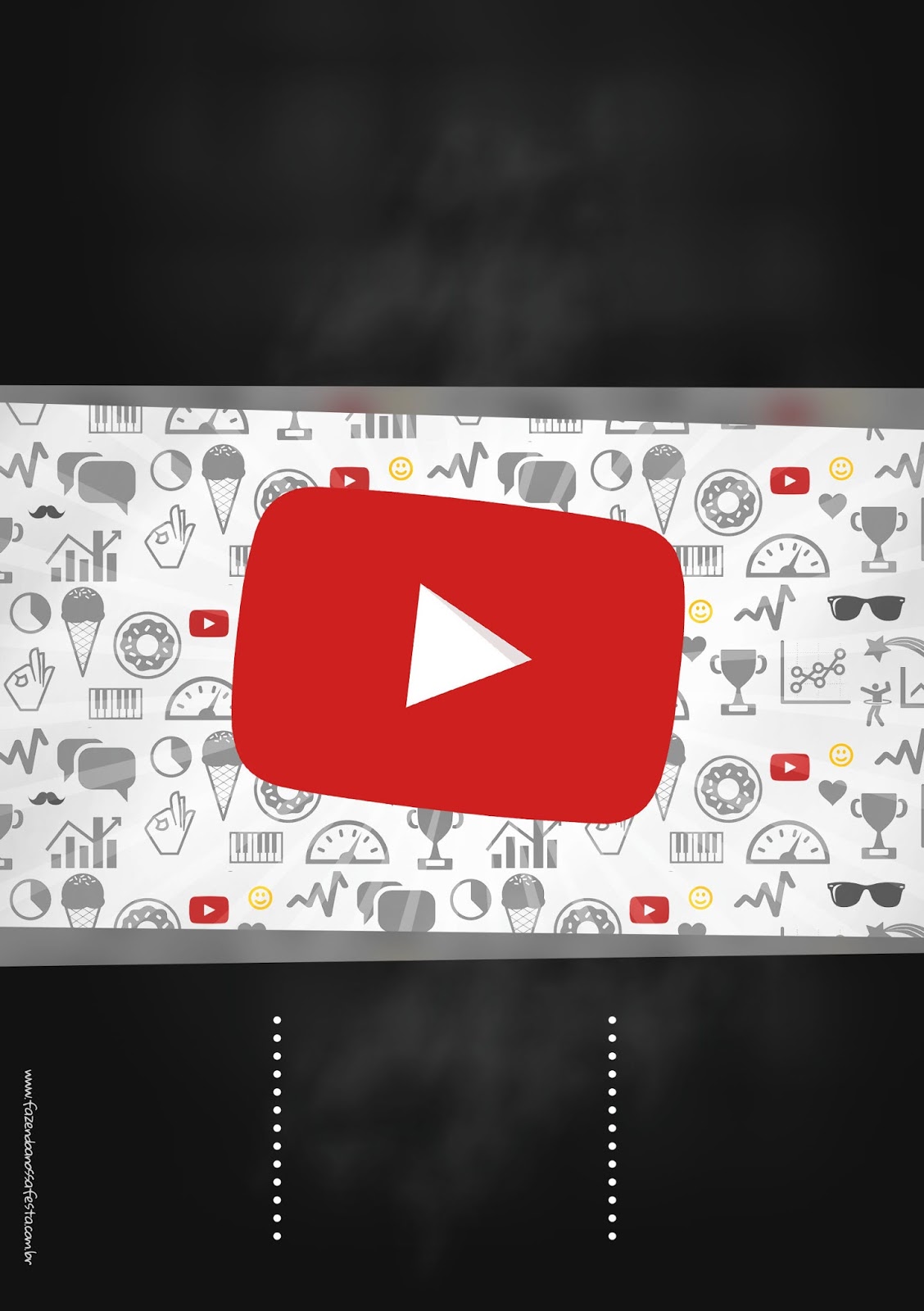 YouTube Party Free Printable Party Invitations. Oh My Fiesta For Ladies!