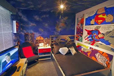 10 fotos de habitaciones tema Superhéroes - Ideas para decorar dormitorios