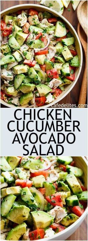Chicken Cucumber Avocado Salad Chicken Cucumber Avocado Salad