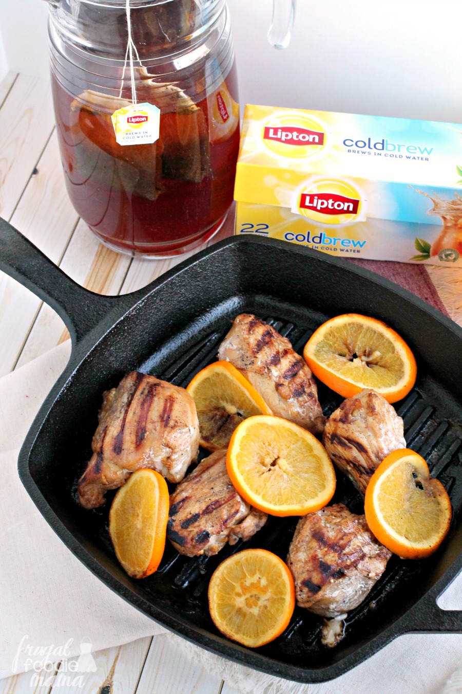 Frugal Foodie Mama Orange & Chinese Five Spice Tea Brined Chicken