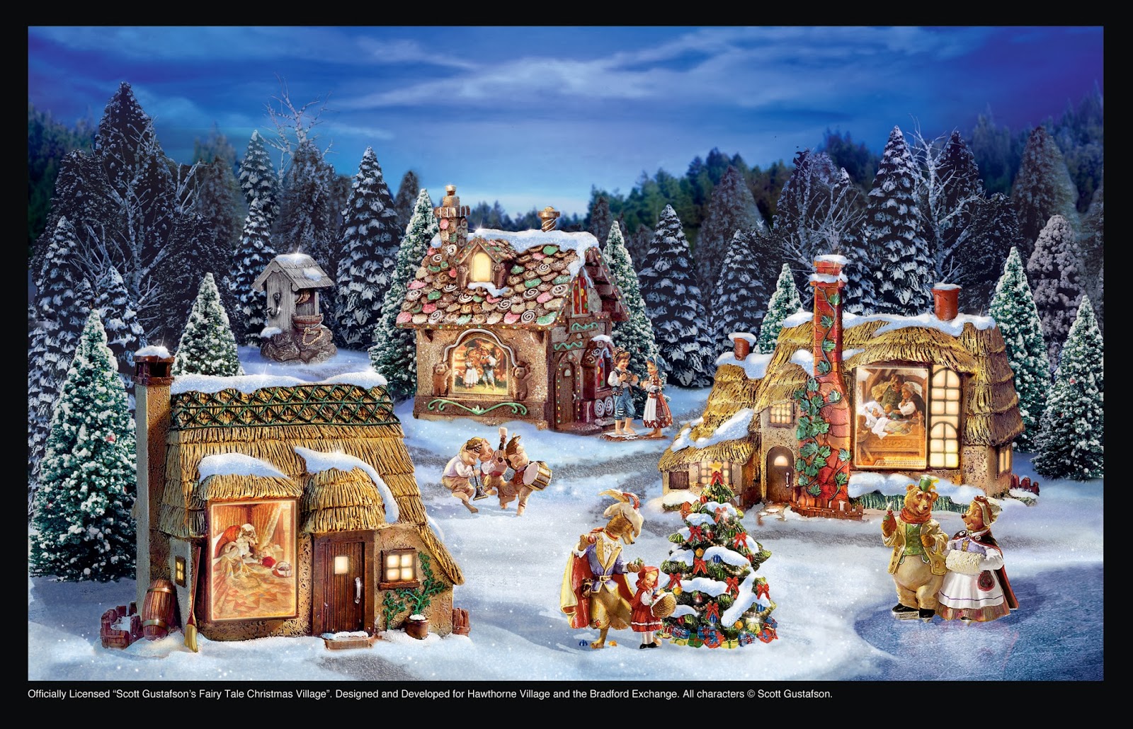 Village tale. Christmas Fairy Tales. Christmas Tale. Christmas Fairy Tale background. Сказочное Рождество Истра фото.