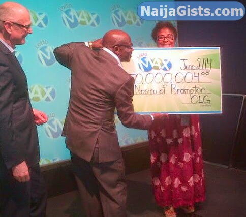 nigerian wins lotto max brampton canada