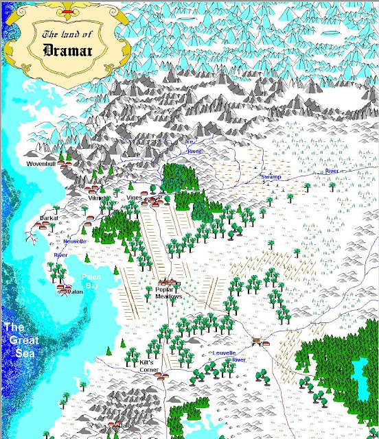 Land of Dramar Map