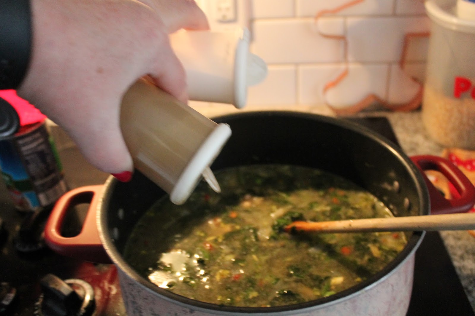 Dinner with the Grobmyers Turnip Green Soup aka Swamp Soup