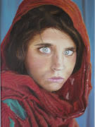 Girl from 1984 National Geographic. I have created an oil painting from a . (finished geographic girl )