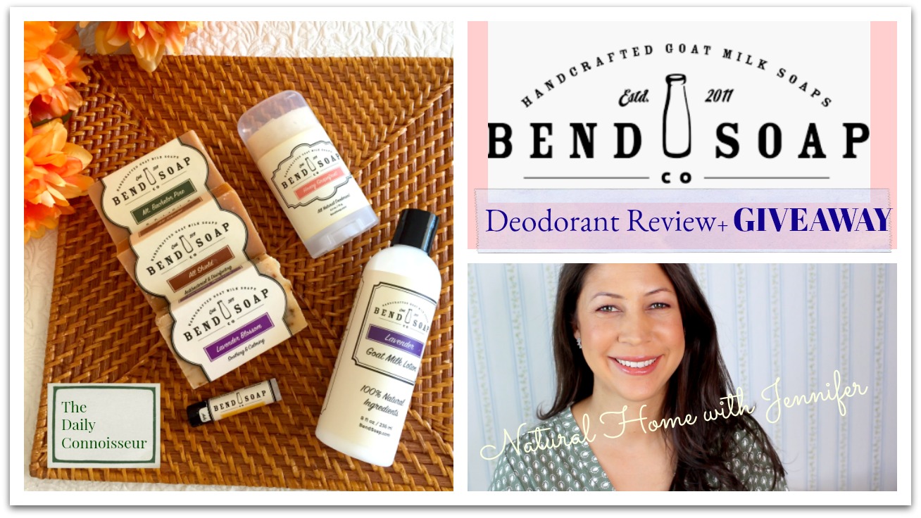 Bend Soap Natural Deodorant + A Giveaway Natural Home with Jennifer