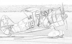 biplanes coloring pages coloring.filminspector.com Polikarpov