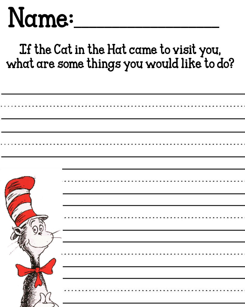 Cat In The Hat Worksheets