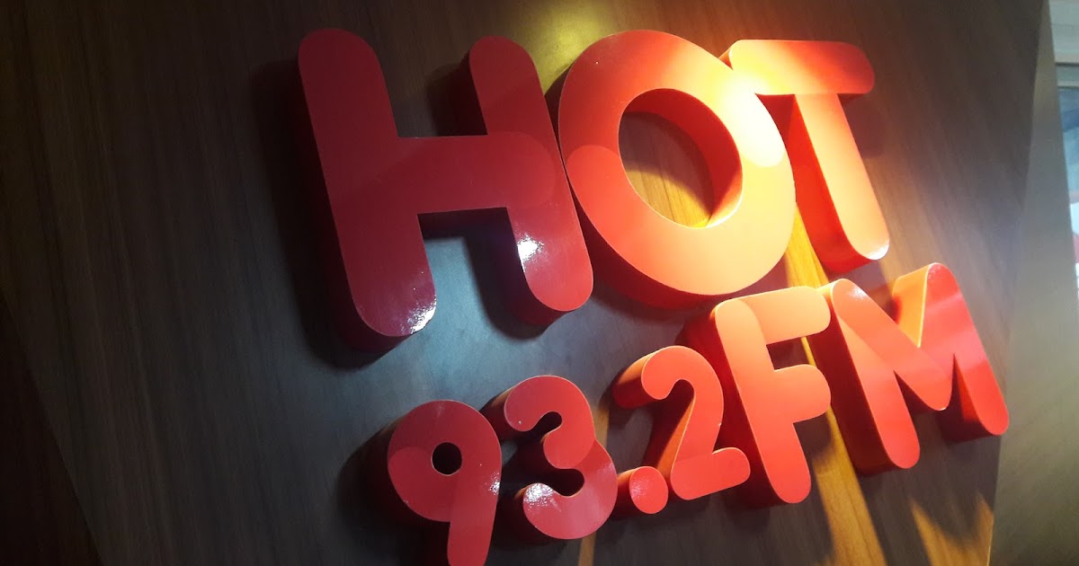 Radio branding materials on air studio hot 93 2 fm jakarta 2019 