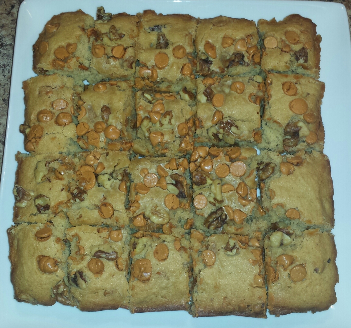 Rebecca's Amazing Creations Walnut Butterscotch Bars