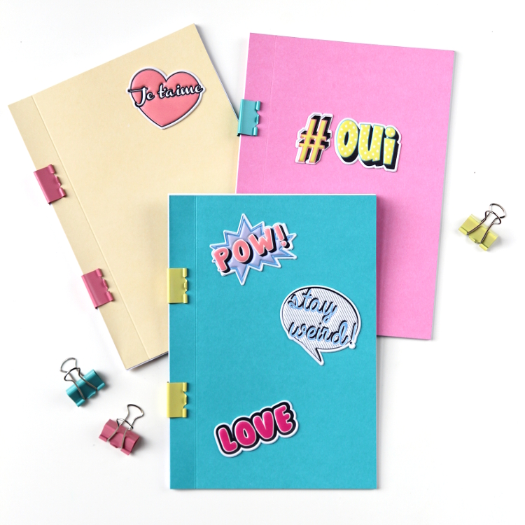 DIY BINDER CLIP NOTEBOOKS. Gathering Beauty