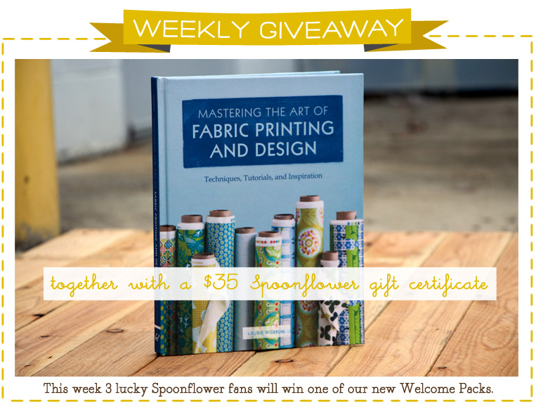 Laurie Wisbrun Scarlet Fig Spoonflower news and a giveaway!
