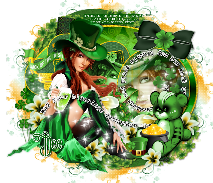 st patricks day scrap kits