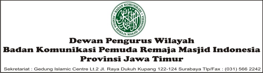 DPW BKPRMI JAWA TIMUR: FESTIVAL ANAK SHOLEH INDONESIA (FASI) VIII JAWA