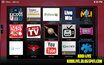 FREE USA/UK IPTV Channels On KODI - SaturnTV Addon