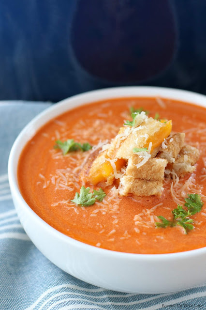 Creamy Tomato Soup recipe from Served Up With Love