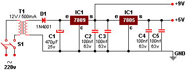 Радиоконструктор PCB101(стабилизатор напряжения) - купить Харьков Украина 3v3.co