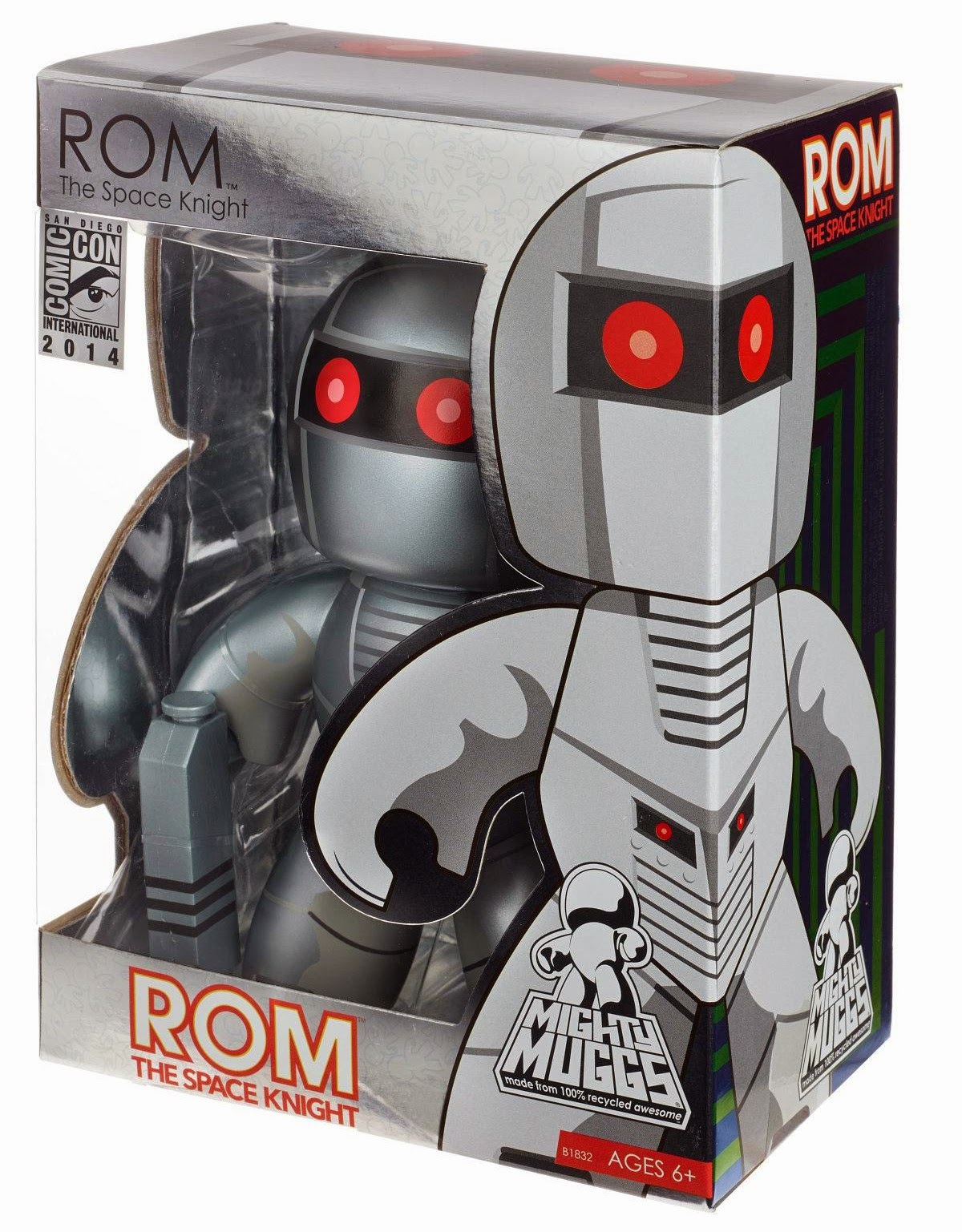 San Diego Comic-Con 2014 Exclusive ROM: The Space Knight Mighty Muggs Vinyl Figure by Hasbro