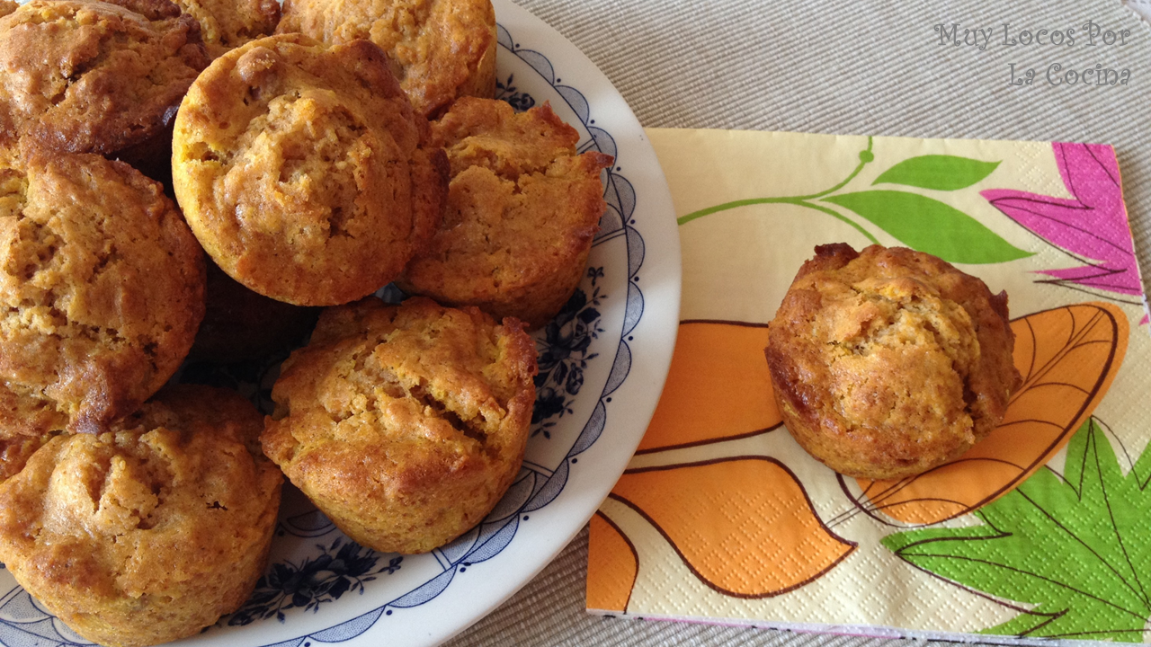 Muffins de Calabaza y Nueces