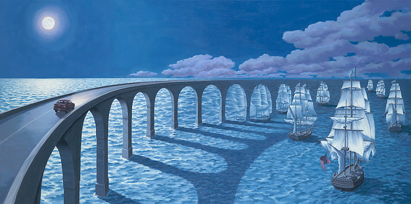 Em Direção ao Horizonte - Rob Gonsalves Pinturas de Rob Gonsalves