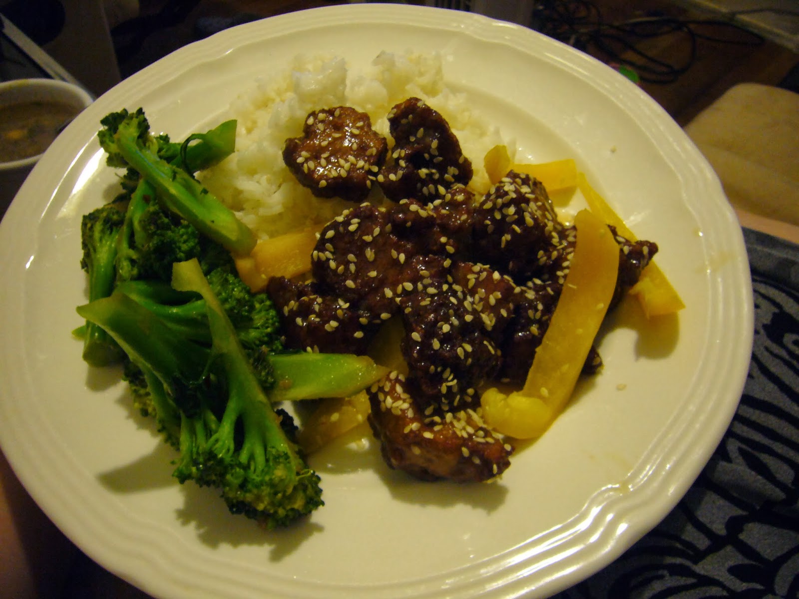 Koko's Kitchen Sesame Seitan Using Homemade Seitan