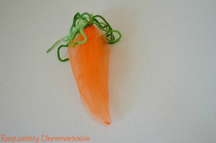 How To Make A Carrot DIY