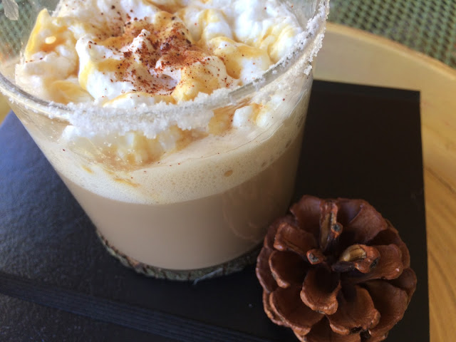 Keep warm this winter with a homemade Salted Chile Caramel Latte.