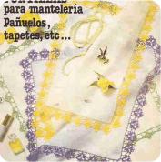 Puntillas para pañuelos finos a Crochet Puntillas para pañuelos finos a Crochet