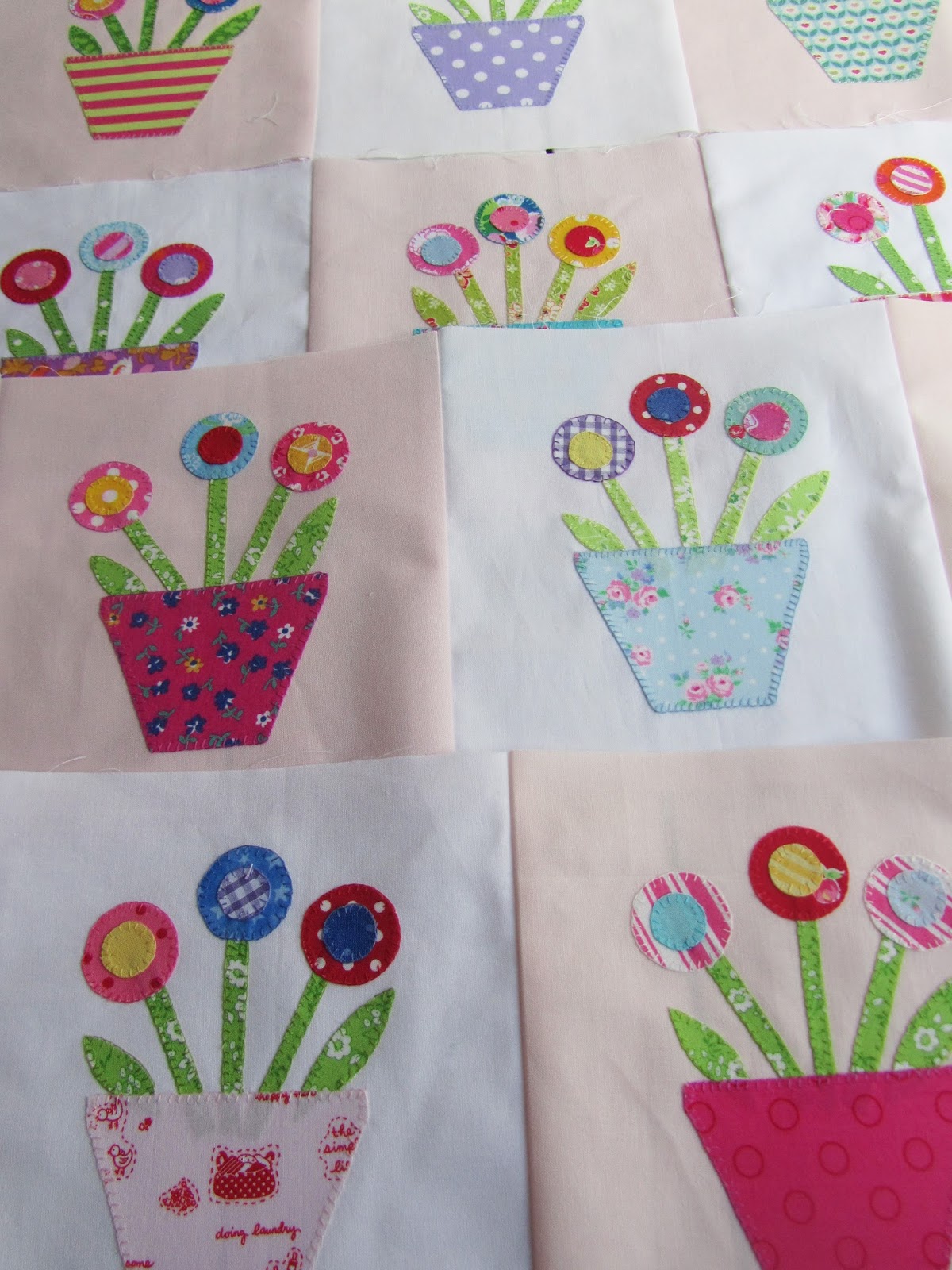 Helen Philipps Flower Pots Quilt