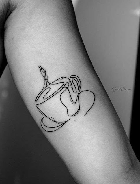 Tatuagens para quem ama tomar café Tatuagens para quem ama tomar café