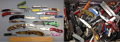 An assortment of knives. An assortment of knives.