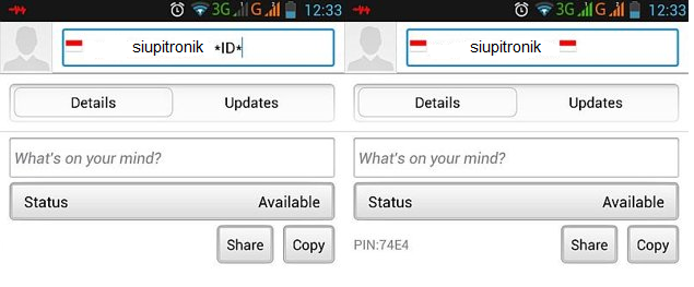 tips bbm di android