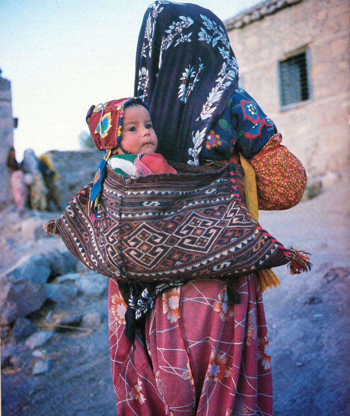 Anatolian kilim Shavak Tribe turik baby carrier