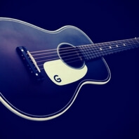 Guitarra acústica Guitarra acústica de muy hermosa y bonita