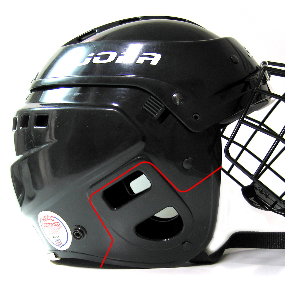 JOFA Helmets Halos of Hockey Modifying The JOFA 390
