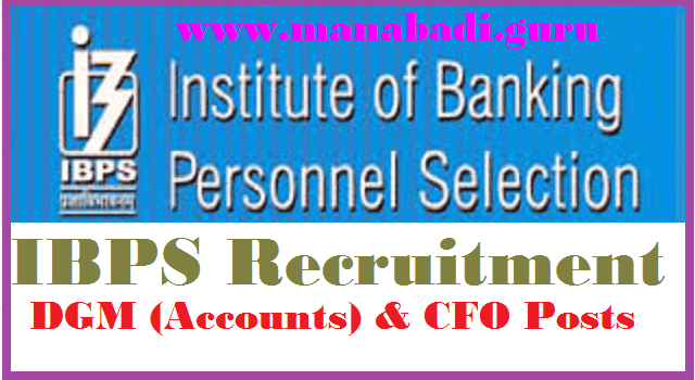 IBPS Recruitment 2017 Institute of Banking Personnel Selection DGM (Acconnts) and CFO Posts Bank jobs, IBPS jobs, Institute of Banking Personnel Selection, latest jobs, Govt Jobs, DGM (Accounts) and CFO Jobs