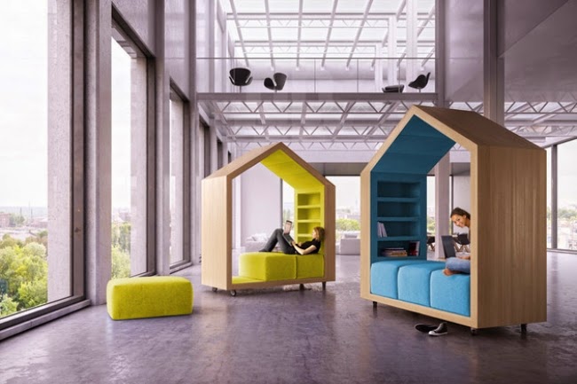 Creative Mobile reading furniture allows diversity design