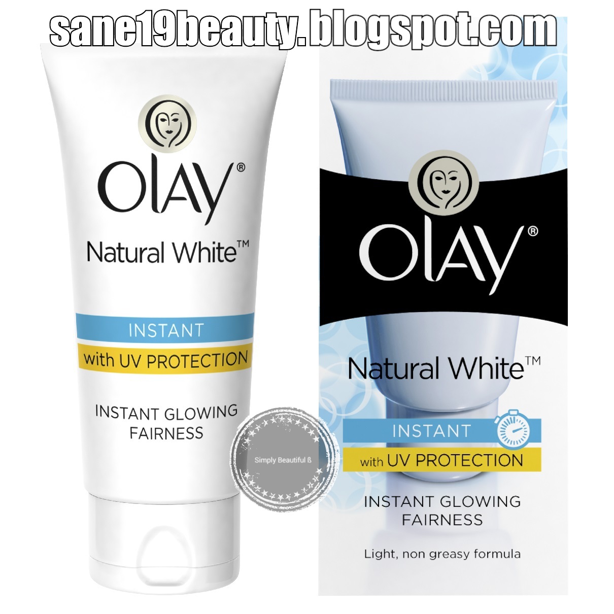 Review Of Olay Natural White Instant Glowing Fairness With UV Protection.