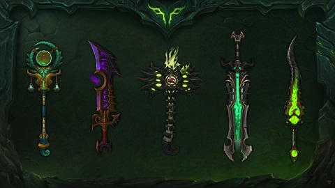 world of warcraft legion all artifact weapons details