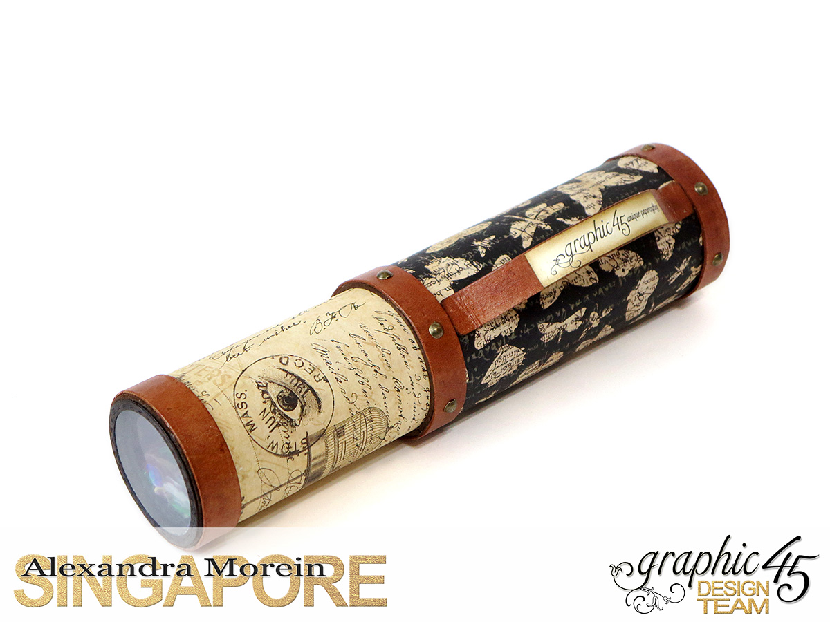 *ClayGuana Upcycle with DIY Craft Paper Rolls from Graphic 45