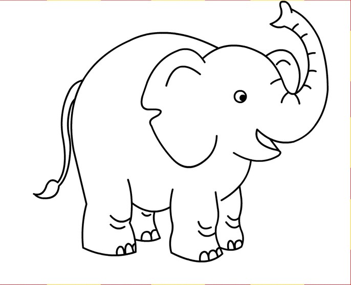 Coloring Pictures Of Baby Elephants coloringpages2019