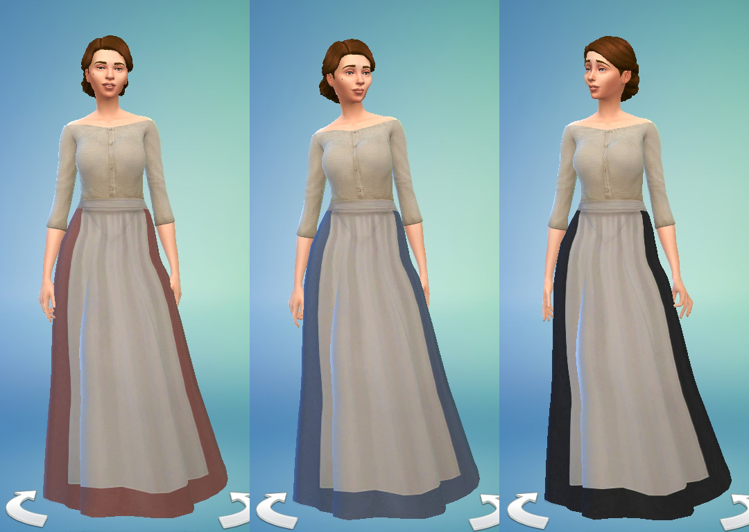 Ts4 Medieval Peasants Dress History Lovers Sims Blog