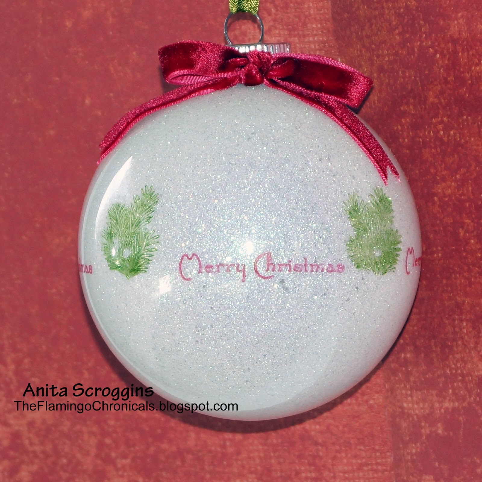 Glittered Glass Ornament 99+ Handmade Gift Ideas Bloghop The