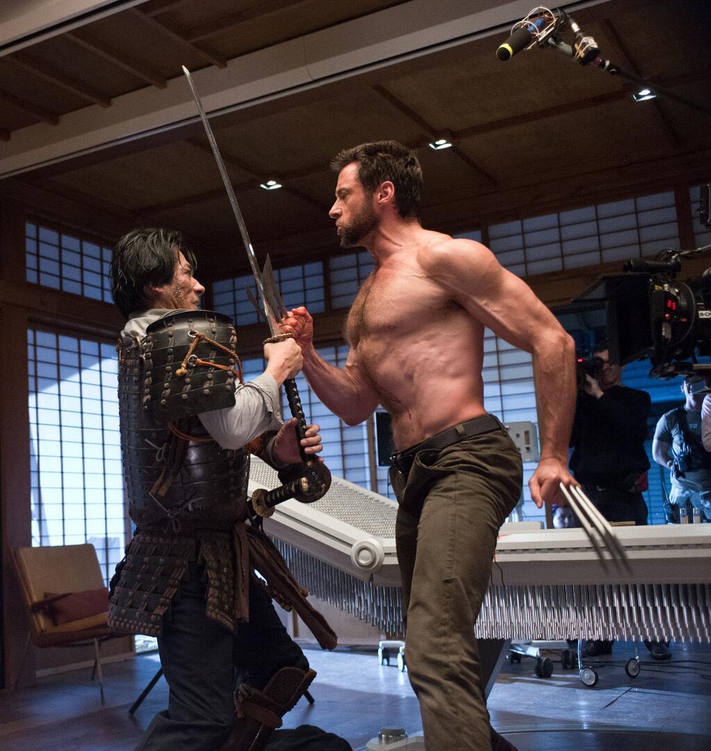 ｃｉａ こちら映画中央情報局です The Wolverine X Menシリーズ最新作 ザ ウルヴァリン が ヒュー ジャックマン Vs 真田広之の一騎打ちの写真をリリース