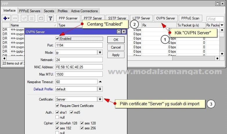 Cara Ovpn Server Mikrotik Cara Ovpn Server Mikrotik
